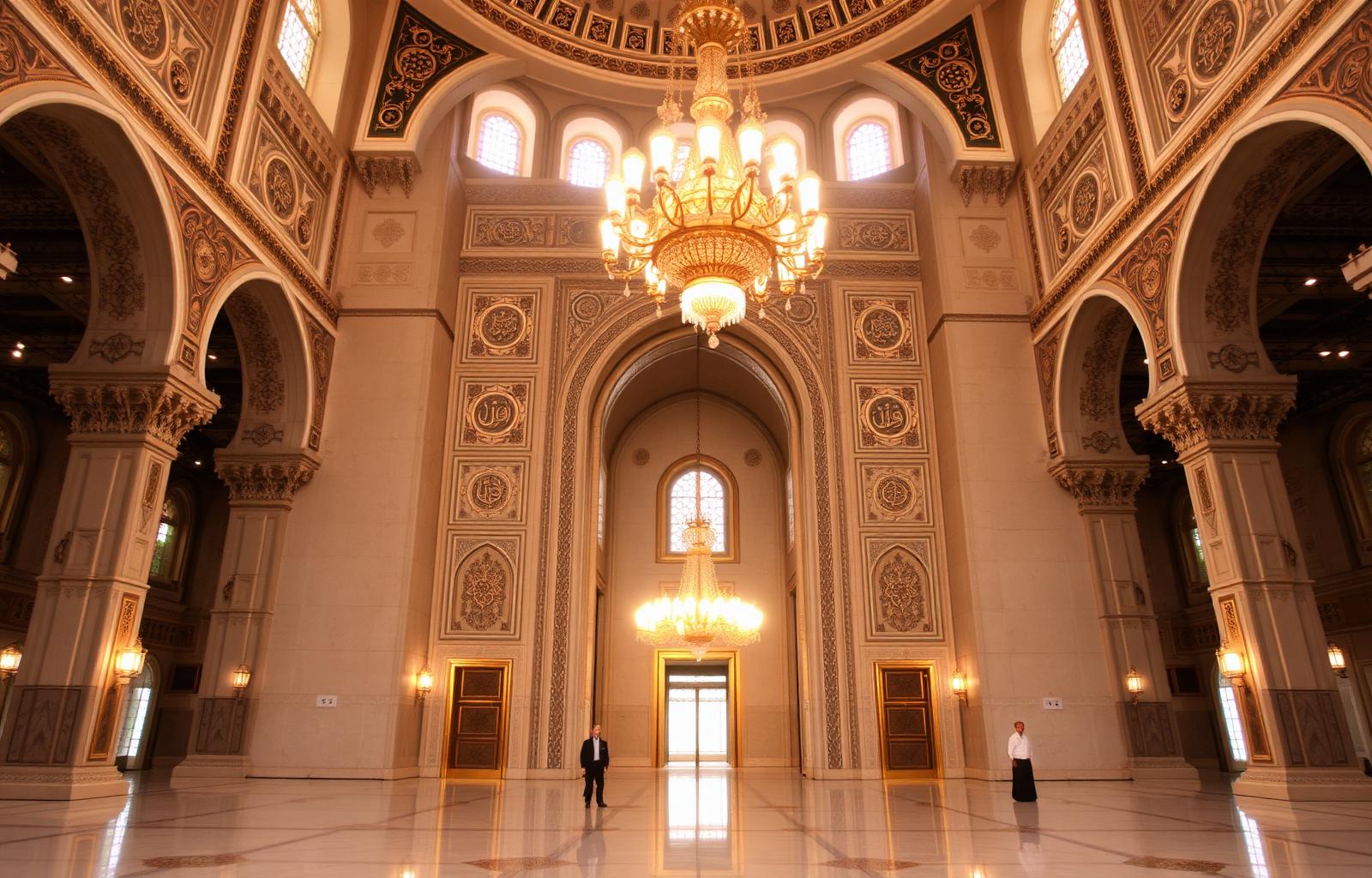 Interior of the Prophet's Mosque