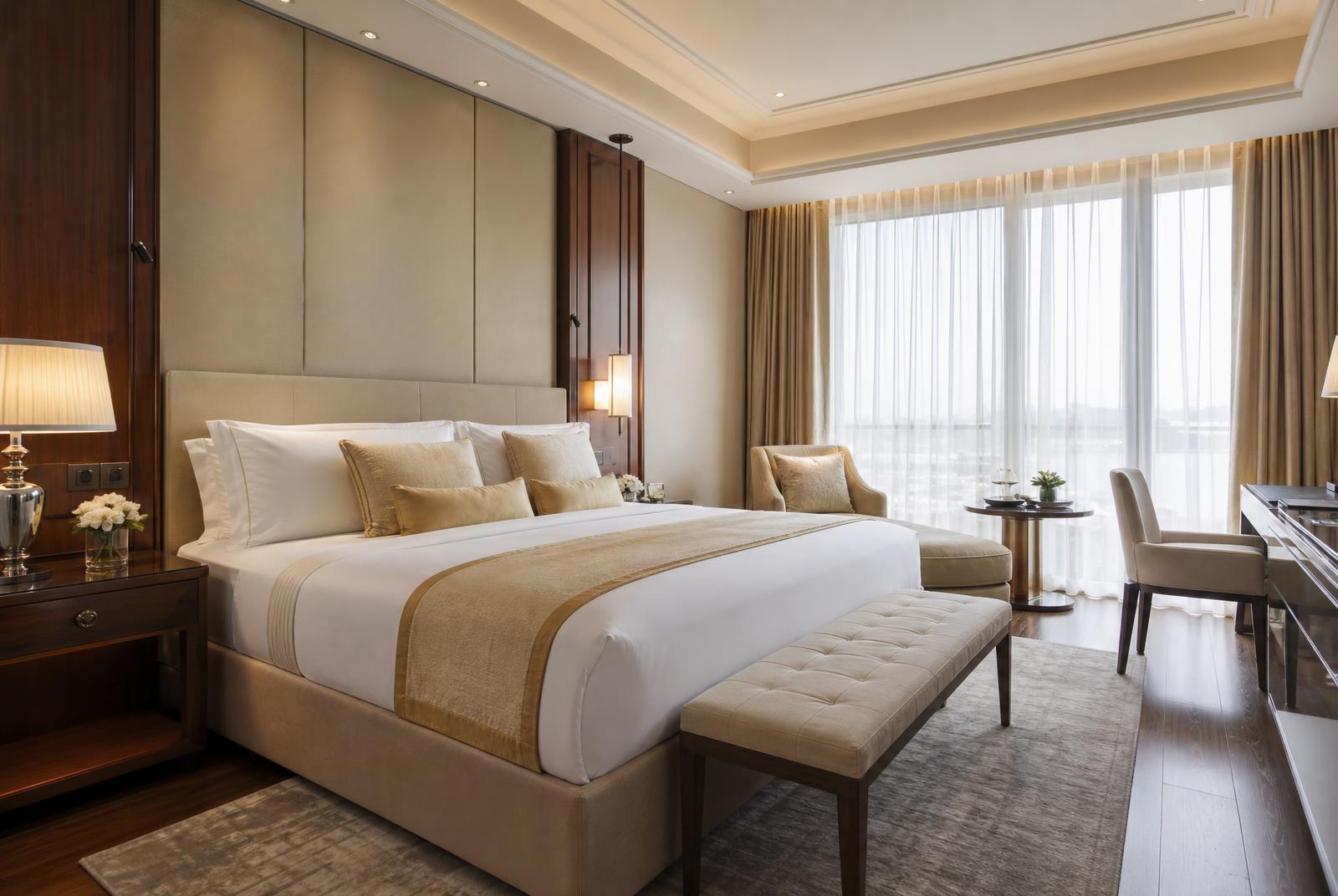 Luxury hotel suite near the Haram