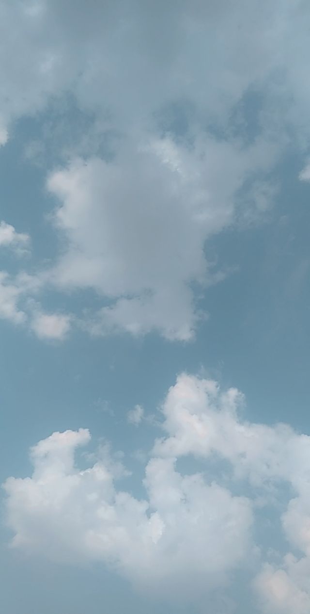 Clouds in an open sky